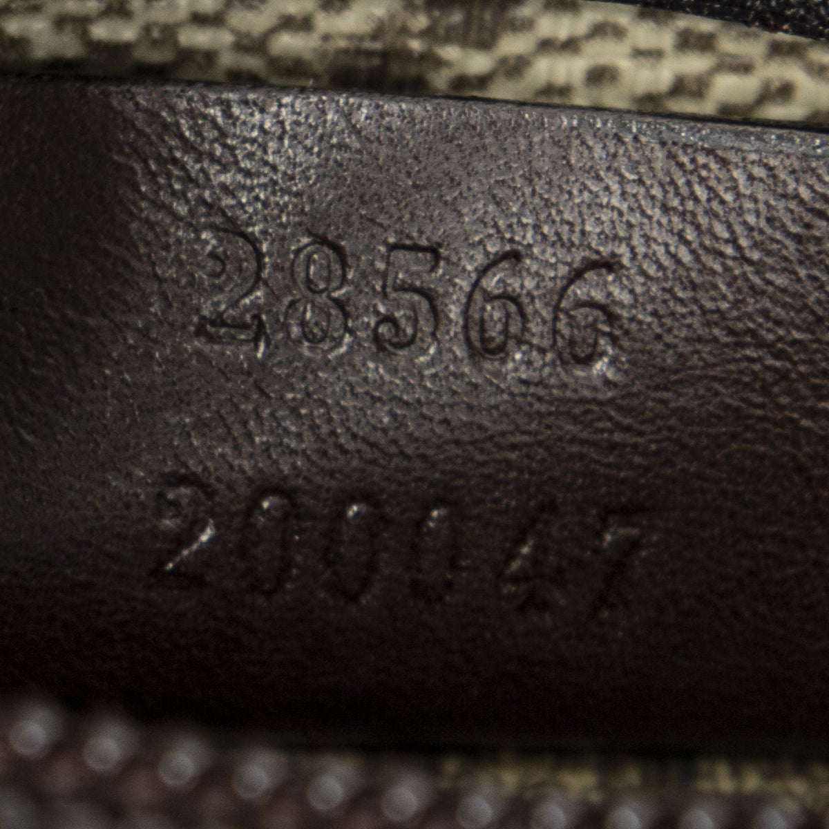 Gucci Waist Pouch Dark Brown Beige Supreme Canvas — view 5
