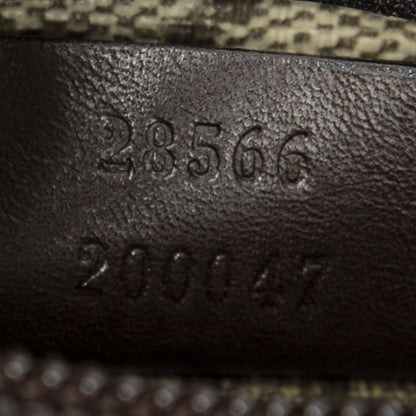 Gucci Waist Pouch Dark Brown Beige Supreme Canvas — view 5