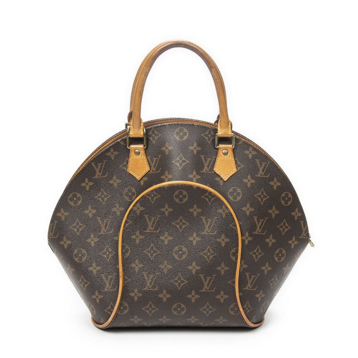 Louis Vuitton Ellipse Brown Monogram Canvas Handbag — view 5