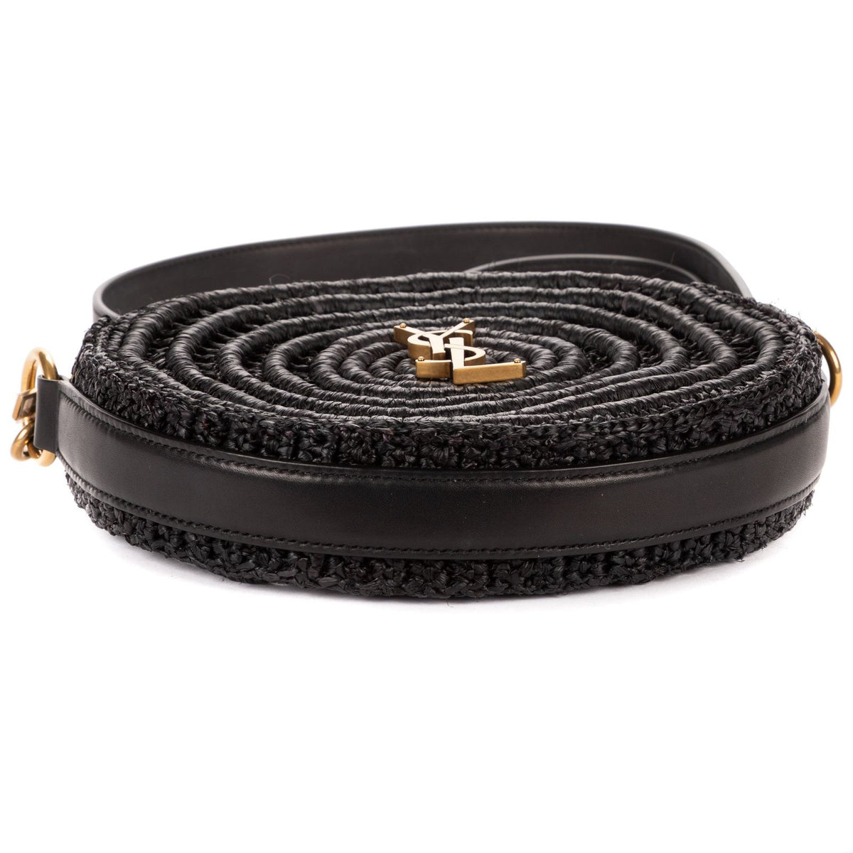 Saint Laurent Limited Edition Loulou Camera Round Black Spiral Embellishment — view 6