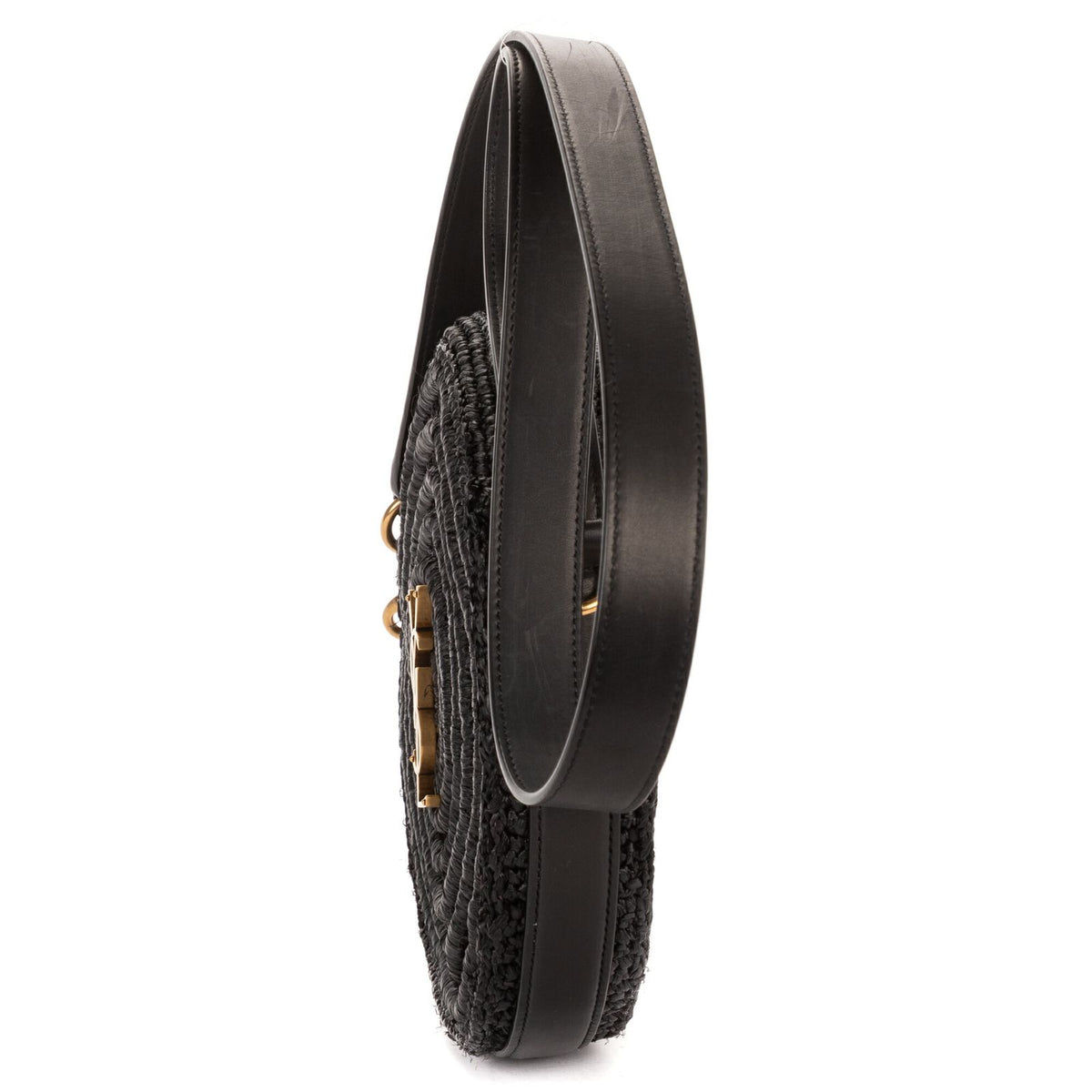 Saint Laurent Limited Edition Loulou Camera Round Black Spiral Embellishment — view 3