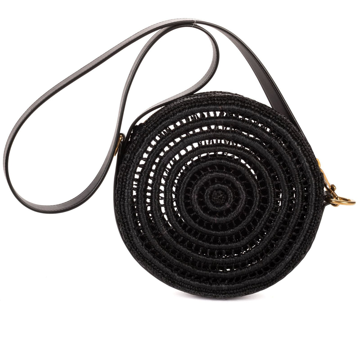 Saint Laurent Limited Edition Loulou Camera Round Black Spiral Embellishment — view 5
