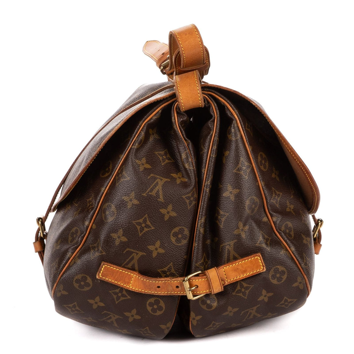 Louis Vuitton Saumur Brown Monogram Canvas — view 3