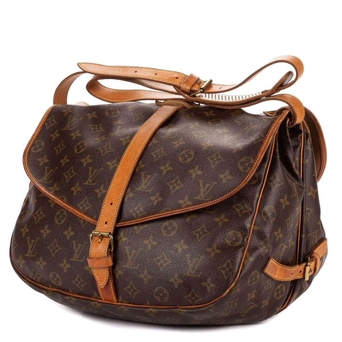 Louis Vuitton Saumur Brown Monogram Canvas — view 2