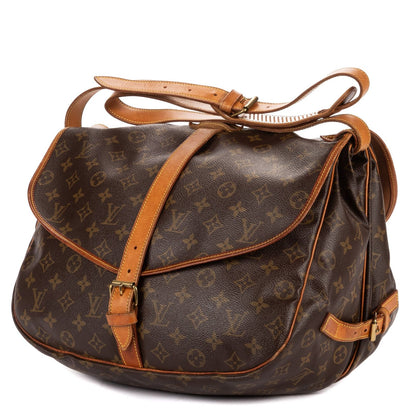 Louis Vuitton Saumur Brown Monogram Canvas — view 2