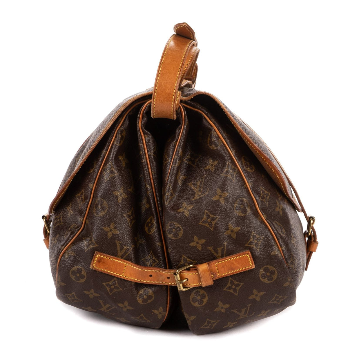 Louis Vuitton Saumur Brown Monogram Canvas — view 4