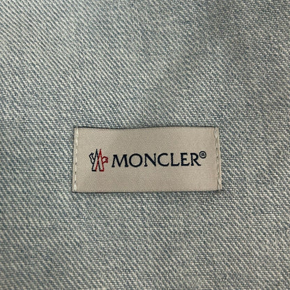 Moncler Long Skirt 38 M Light Blue Denim — view 3