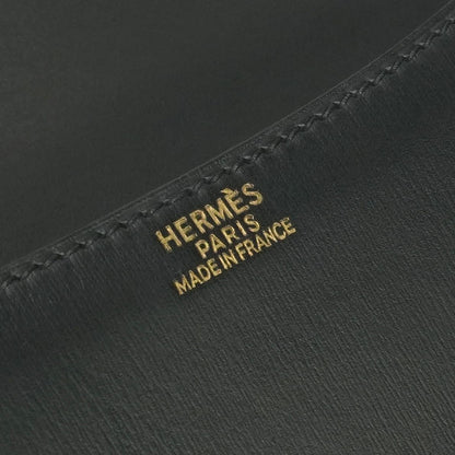 Hermes Constance 23 Shoulder Bag Box Calf Noir Black Gold — view 8