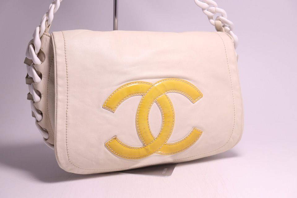 Chanel Jumbo CC Logo Lambskin Shoulder Bag — view 4