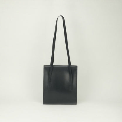 Hermes Vintage Shoulder Bag Box Calf Noir Black — view 3