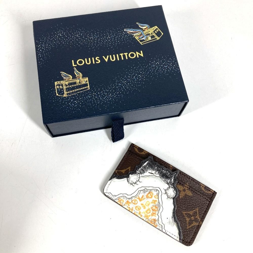 Louis Vuitton Card Case Holder Catnap Monogram Canvas Brown — view 8