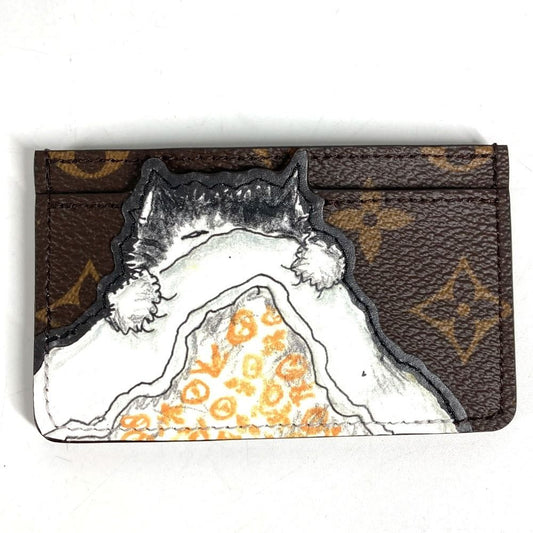 Louis Vuitton Card Case Holder Catnap Monogram Canvas Brown