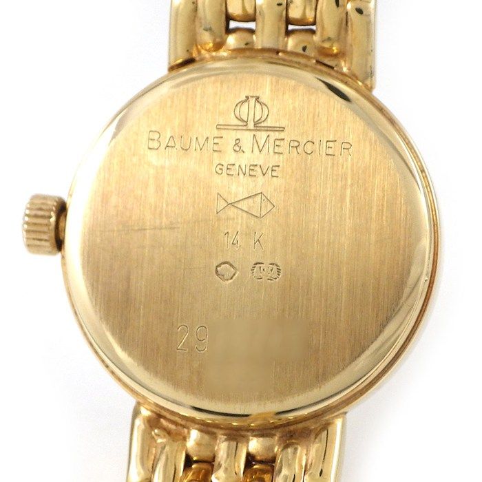 Tiffany & Co Baume Mercier Watch Name White Dial Roman Index Quartz Analog — view 4