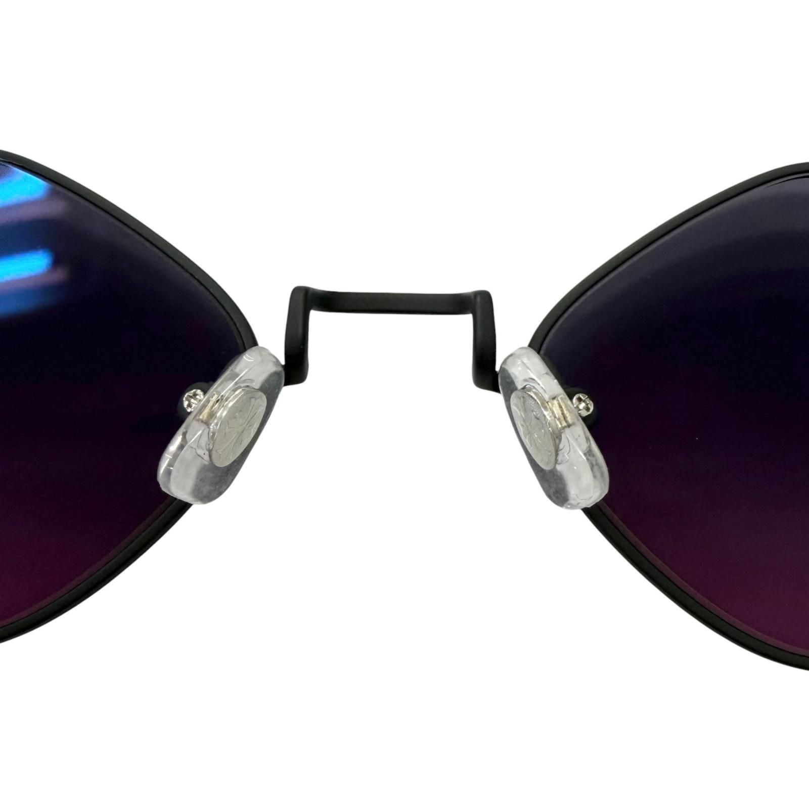 Chrome Hearts Diamond Dog Floral Cross Sunglasses Matte Black 50 Eyewear — view 7