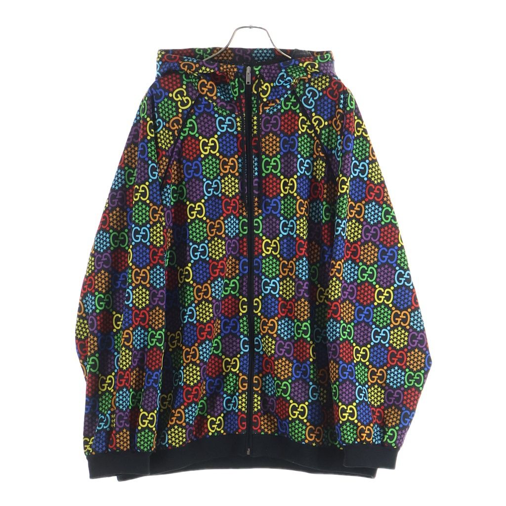 Gucci GG Psychedelic Zip Up Hoodie Multi