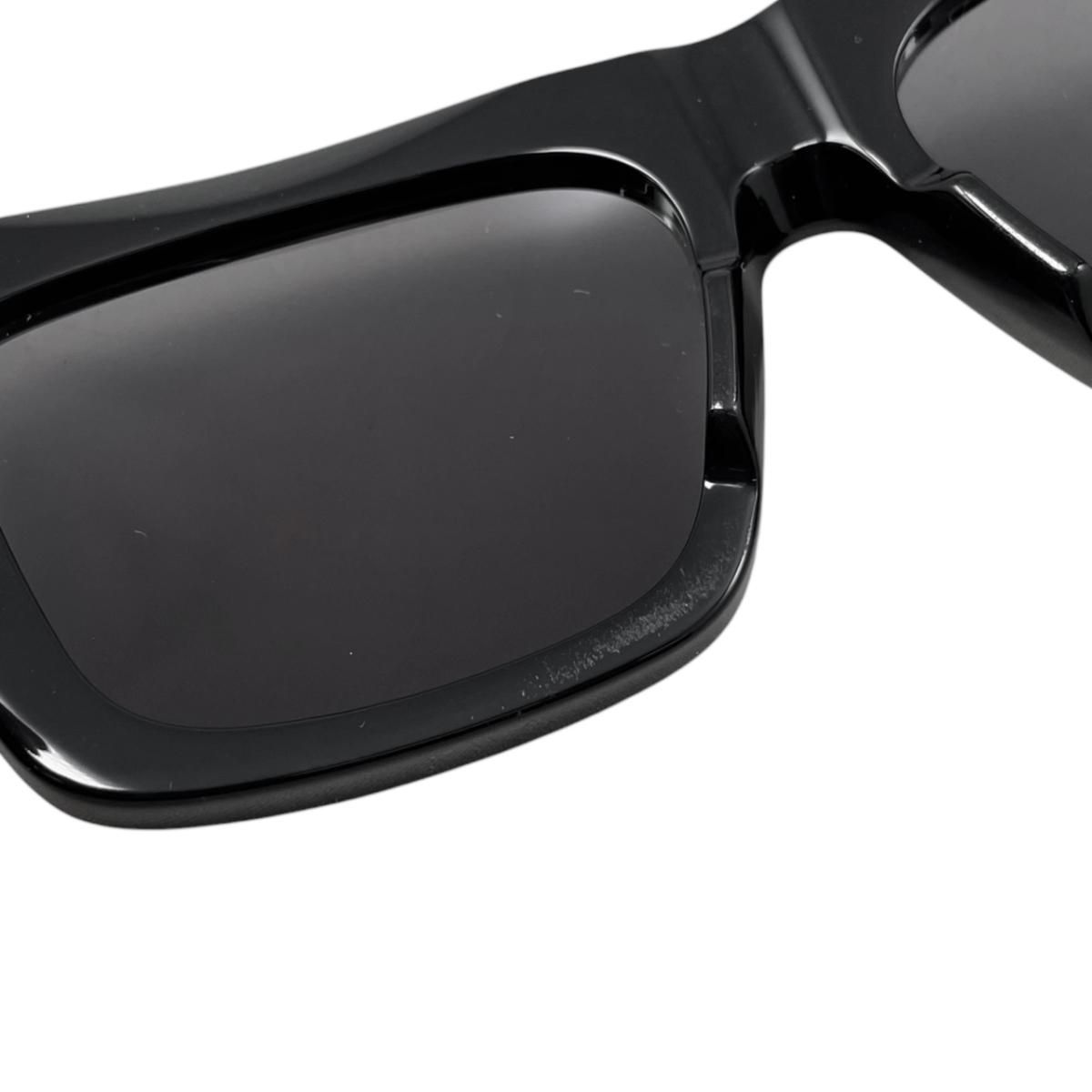 Bottega Veneta Sunglasses Square Frame BV Black Gold Eyewear — view 5