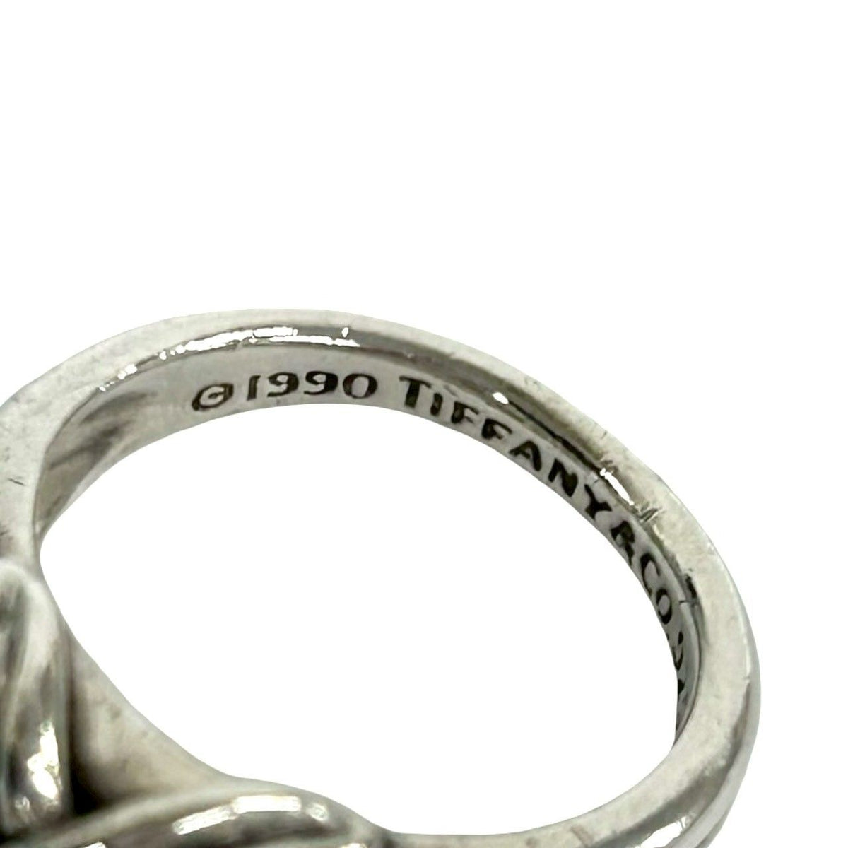 Tiffany & Co Vintage Signature Ring 925 Sterling Silver — view 3