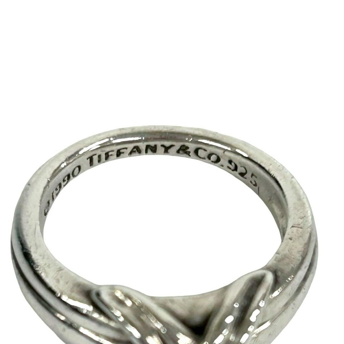Tiffany & Co Vintage Signature Ring 925 Sterling Silver — view 4