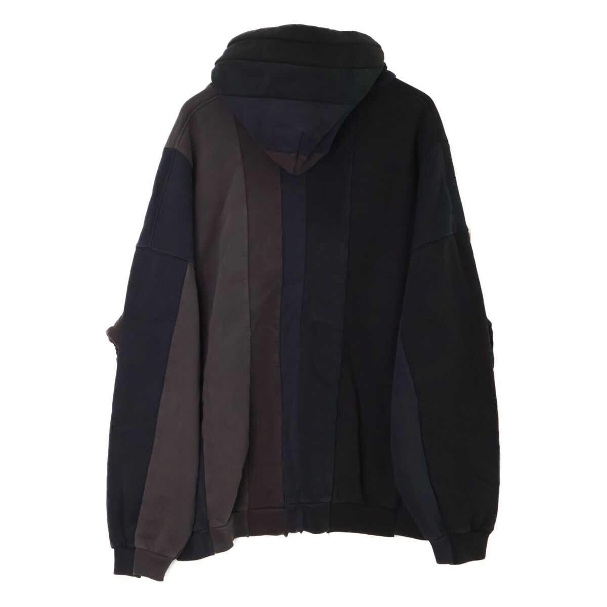 Balenciaga Blue Mountain Limited Reconstruction Logo Pullover Hoodie — view 2