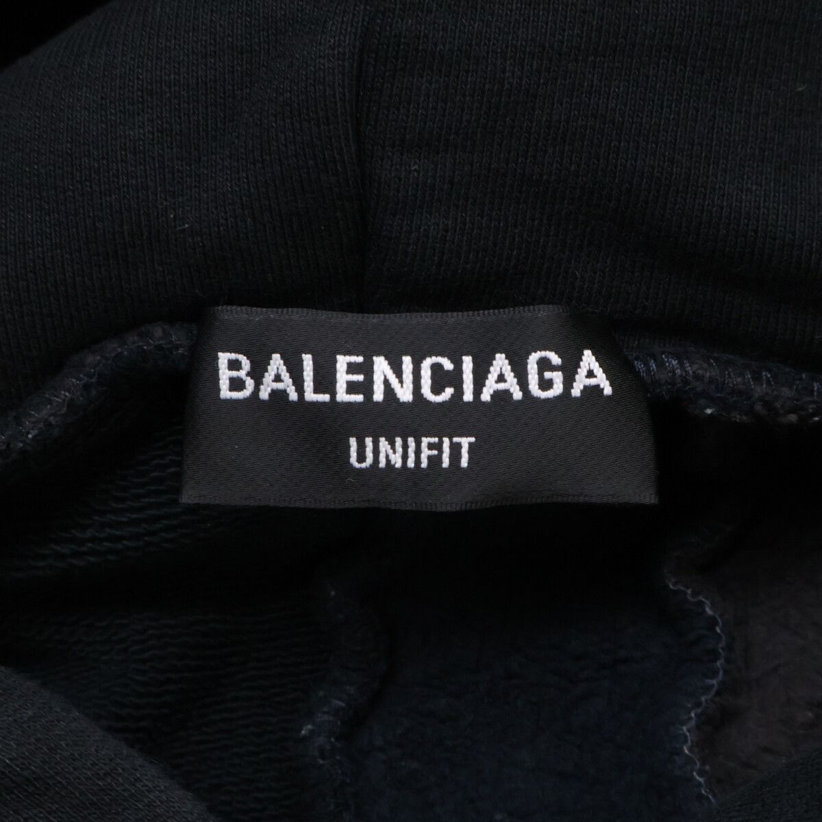 Balenciaga Blue Mountain Limited Reconstruction Logo Pullover Hoodie — view 3