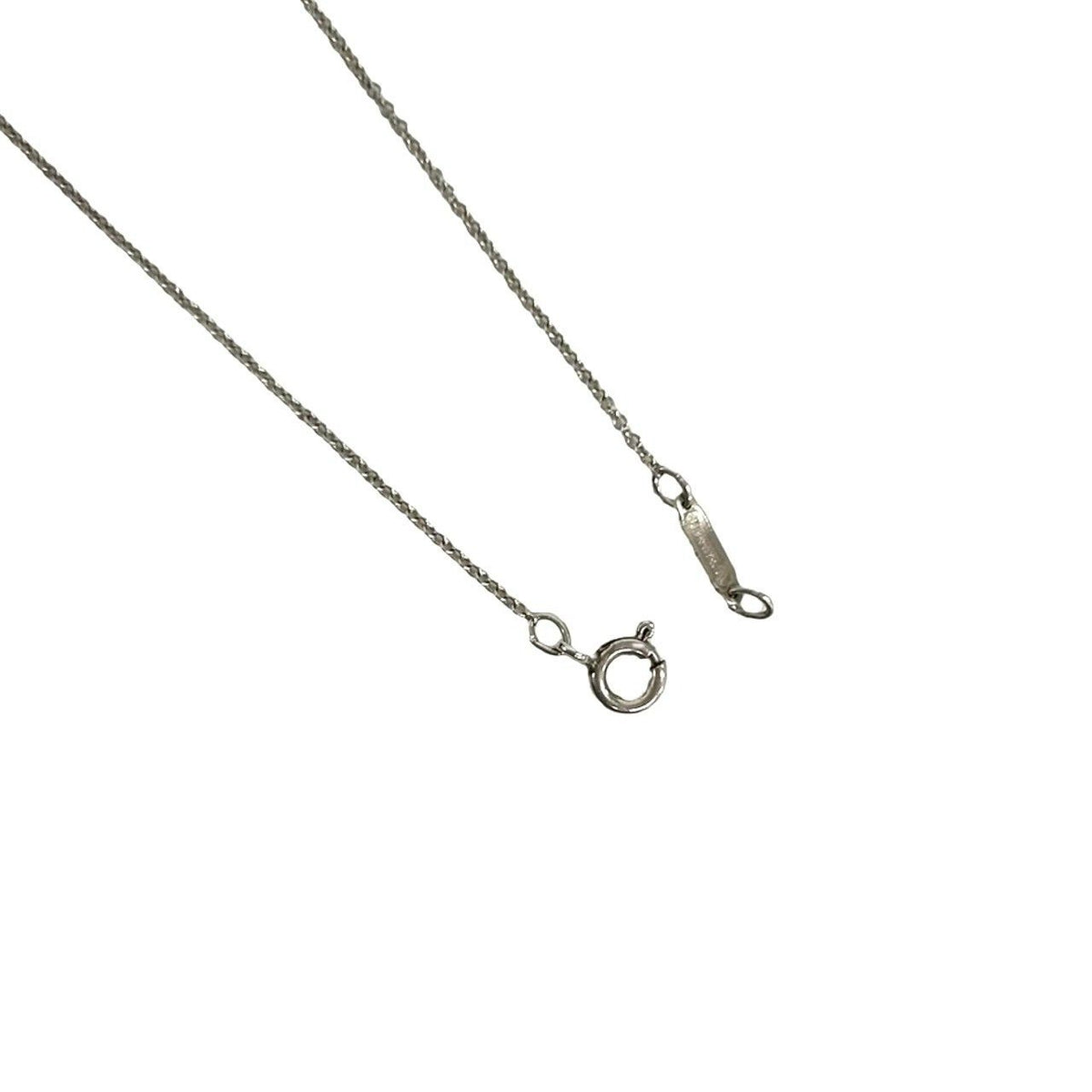 Tiffany & Co Box Vintage Cross Ribbon Necklace 925 Sterling Silver Pendant — view 4