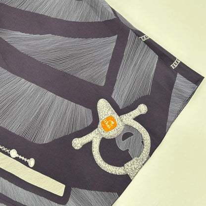 Hermes Etude Pour Une Parure de Gala Silk Skirt 40 — view 7