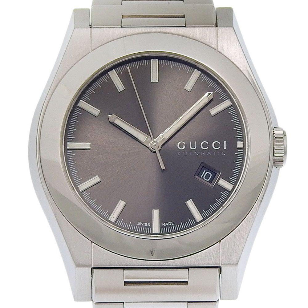Gucci Parentesi 115.2 Stainless Steel Automatic Analog Display Black