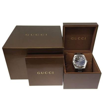Gucci Parentesi 115.2 Stainless Steel Automatic Analog Display Black — view 8