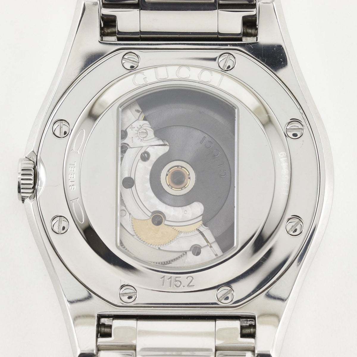 Gucci Parentesi 115.2 Stainless Steel Automatic Analog Display Black — view 7