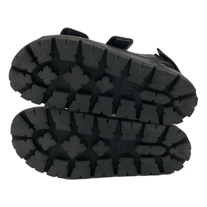 Prada Nappa Leather Quilted Sports Sandals Black 36 — view 5
