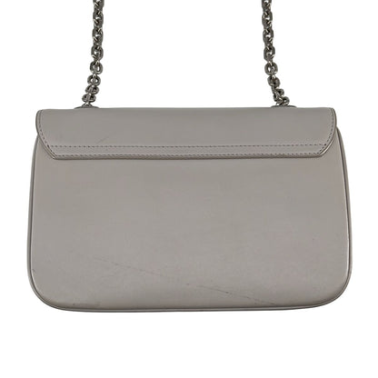 Celine C Motif Chain Shoulder Bag Gray — view 4