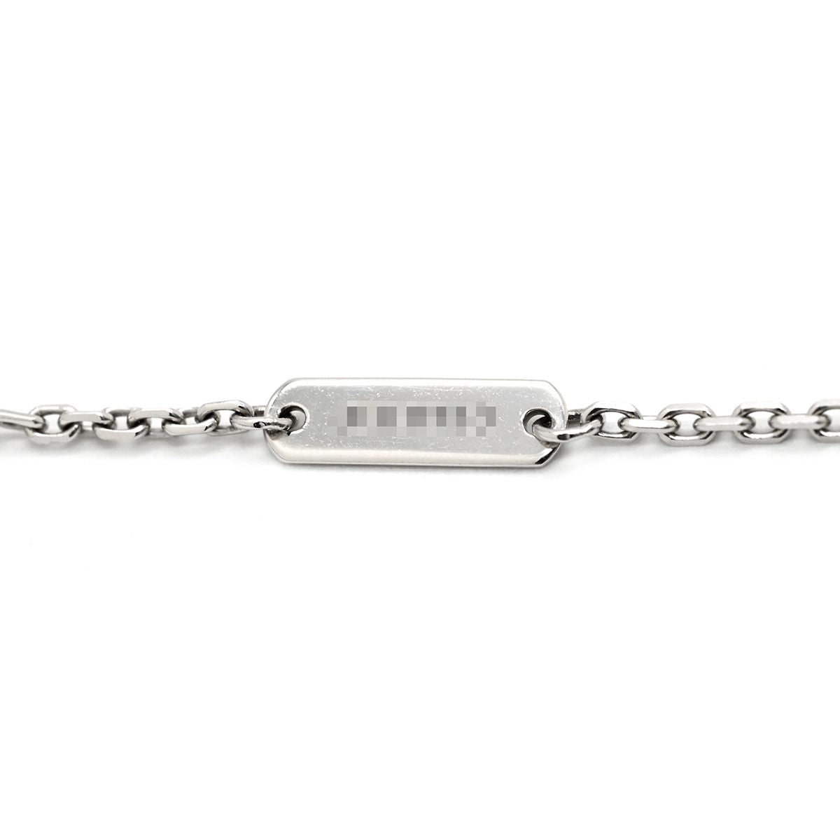 Van Cleef & Arpels Necklace Vintage Alhambra Pendant White Gold 18K Diamond — view 6