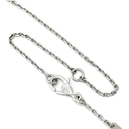 Van Cleef & Arpels Necklace Vintage Alhambra Pendant White Gold 18K Diamond — view 4