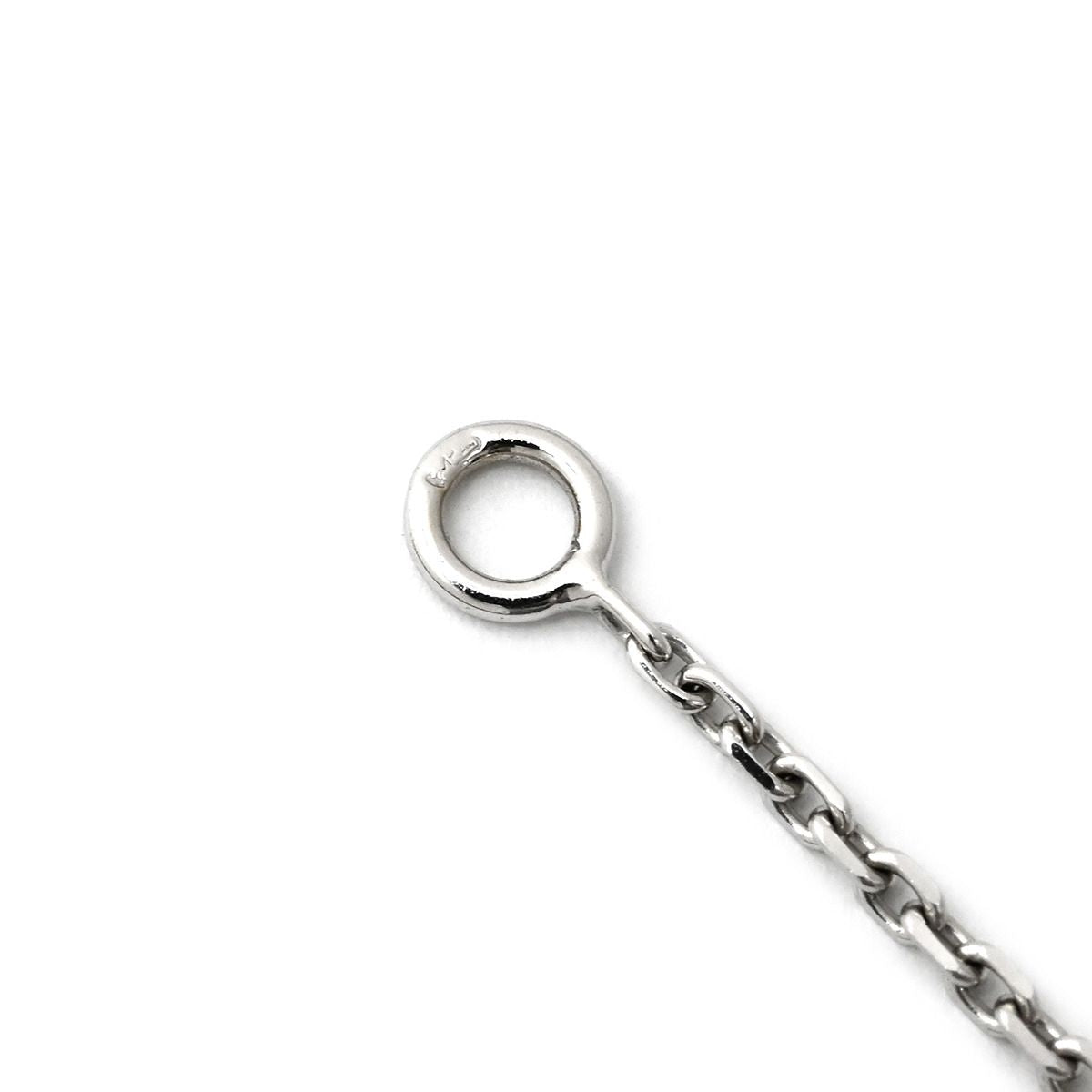 Van Cleef & Arpels Necklace Vintage Alhambra Pendant White Gold 18K Diamond — view 5