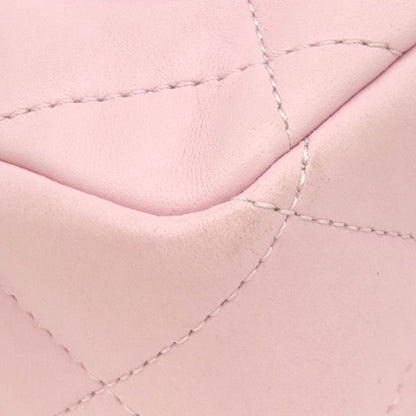 Chanel 2-Way Bag Quilted Top Handle Mini Lambskin Baby Pink Gold Chain Shoulder — view 4