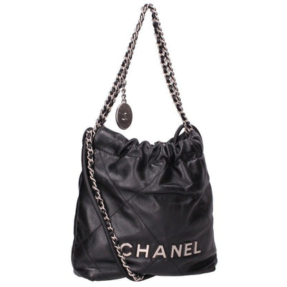 Chanel 22 Mini Lambskin Chain Leather Shoulder Bag 22