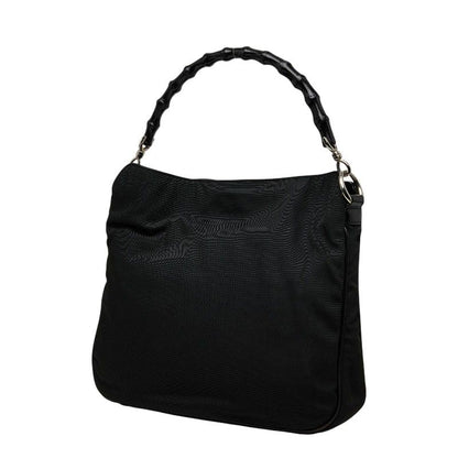 Gucci Bamboo Handbag Black Nylon — view 2