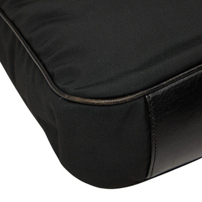 Gucci Bamboo Handbag Black Nylon — view 5