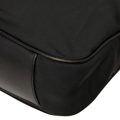 Gucci Bamboo Handbag Black Nylon — view 6