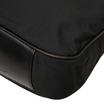Gucci Bamboo Handbag Black Nylon — view 4