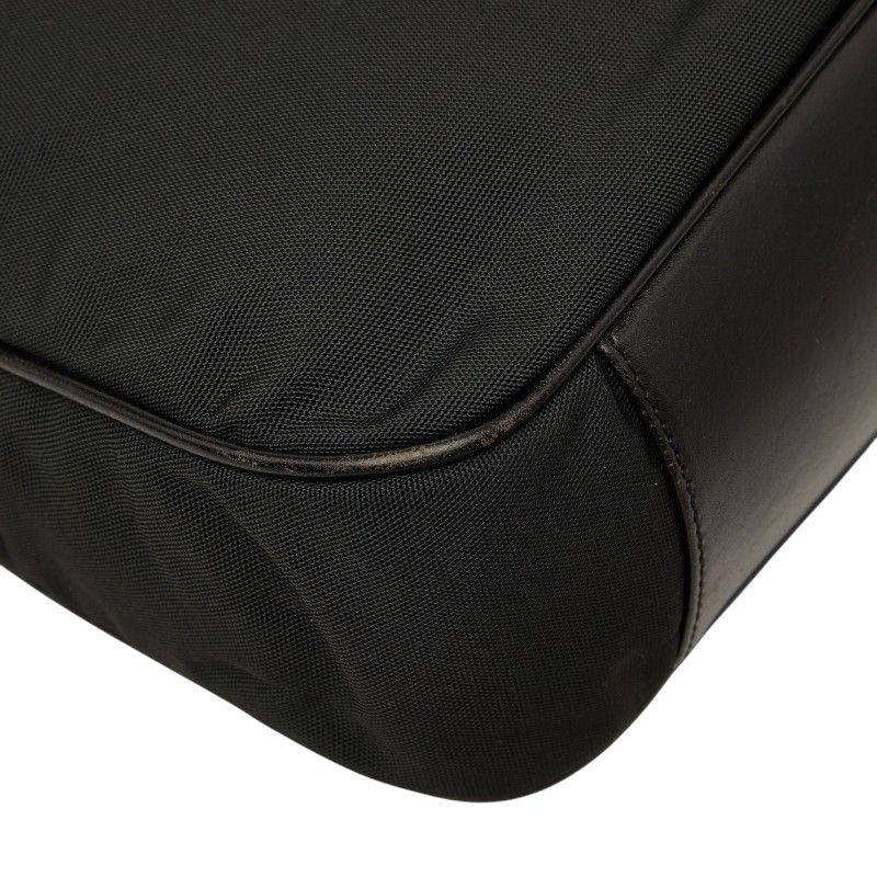 Gucci Bamboo Handbag Black Nylon — view 7