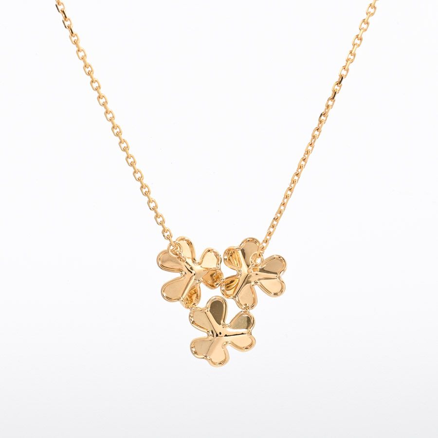 Van Cleef & Arpels Necklace Frivole Mini 3 Flowers — view 4