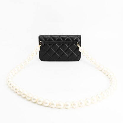 Chanel Chain Wallet Mini Pearl Shoulder Bag — view 3