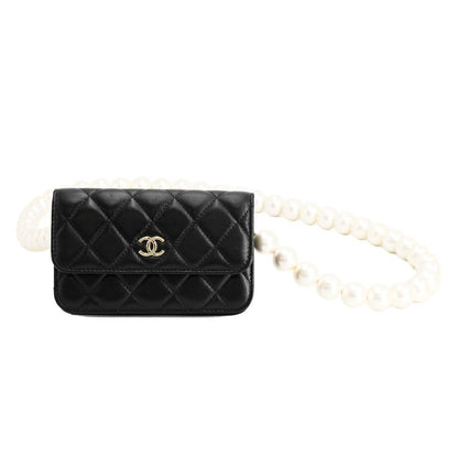 Chanel Chain Wallet Mini Pearl Shoulder Bag