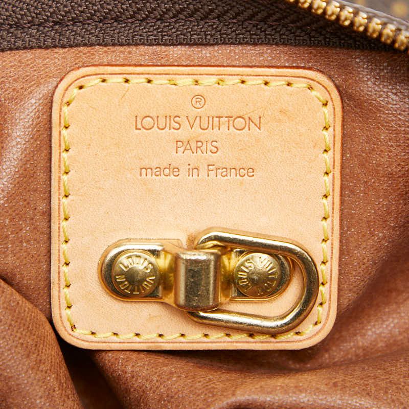 Louis Vuitton Monogram Cable Garment Boston Bag Brown Leather — view 7