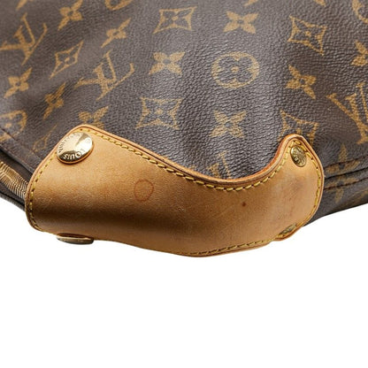 Louis Vuitton Monogram Cable Garment Boston Bag Brown Leather — view 5
