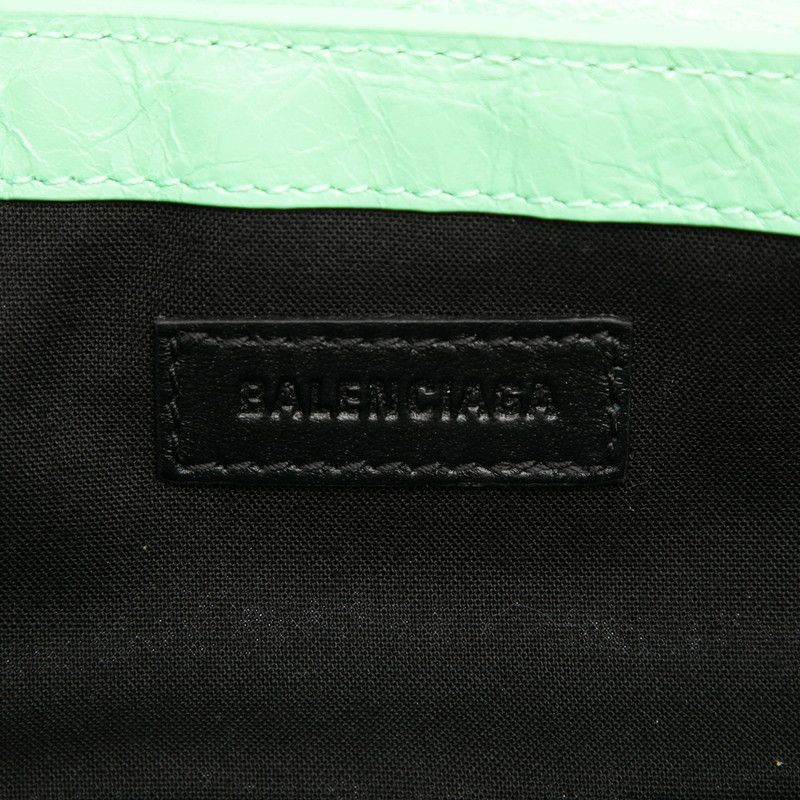 Balenciaga Le Cagole Sling XS Shoulder Bag Green Leather — view 5