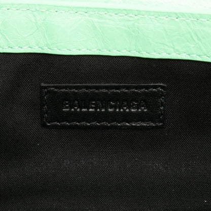 Balenciaga Le Cagole Sling XS Shoulder Bag Green Leather — view 5