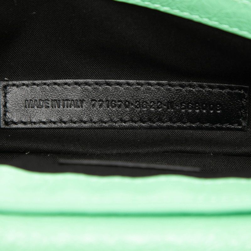 Balenciaga Le Cagole Sling XS Shoulder Bag Green Leather — view 6