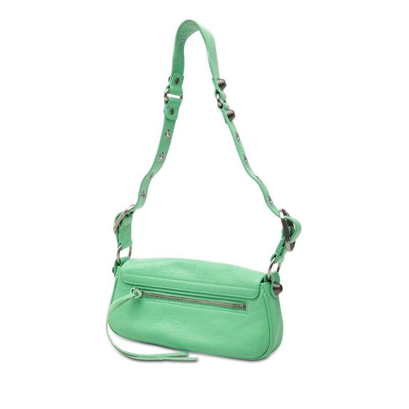 Balenciaga Le Cagole Sling XS Shoulder Bag Green Leather — view 2